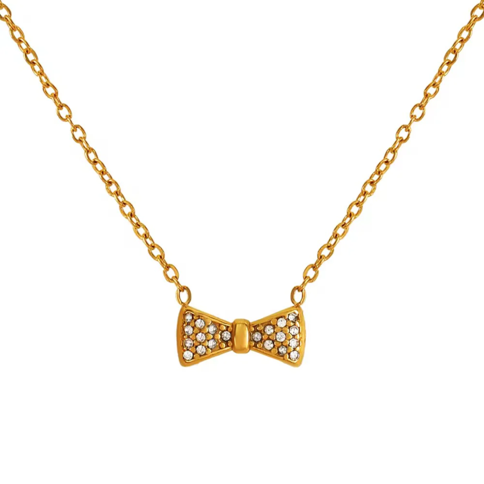 Bow Pendant Necklace