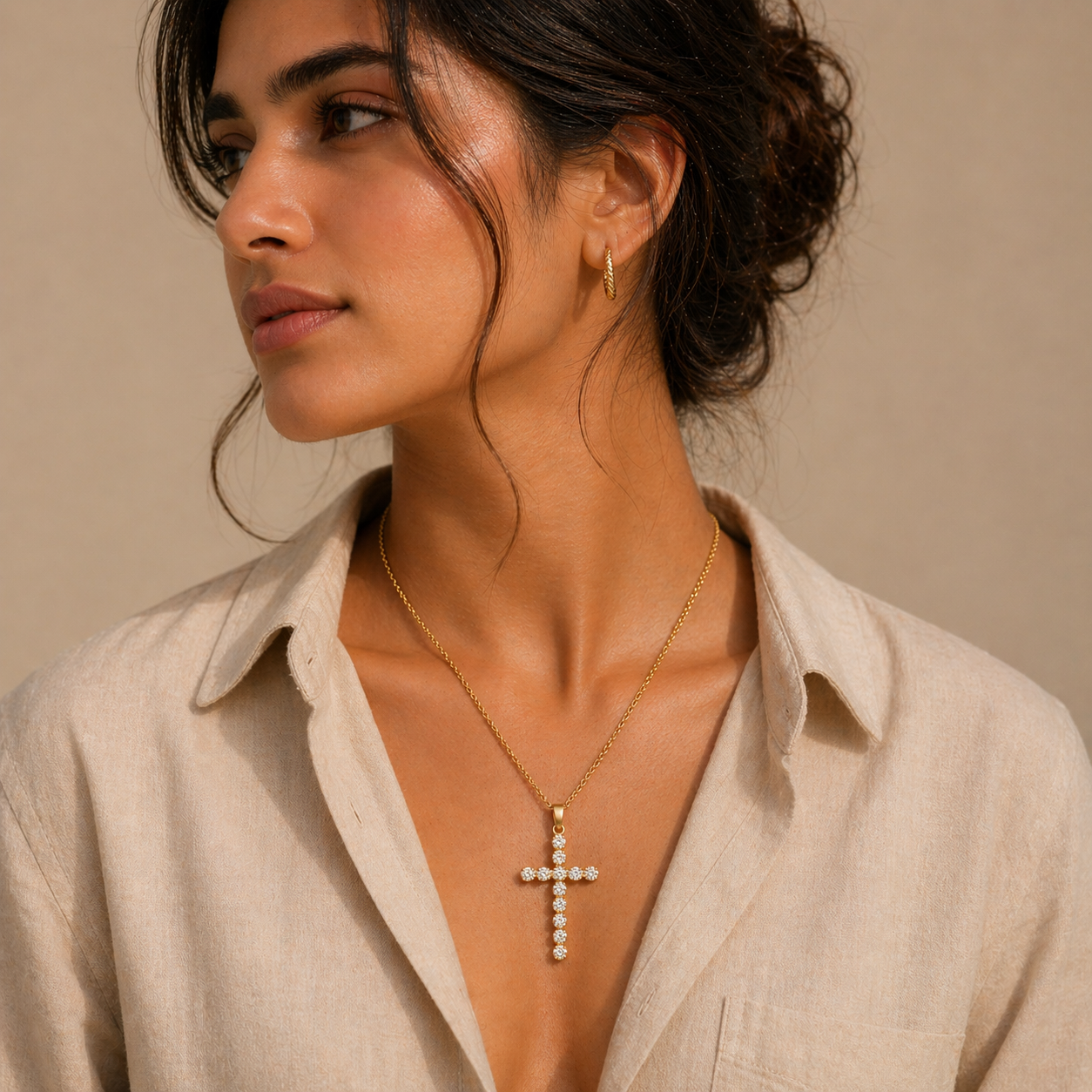 Eternal Faith Cross Necklace