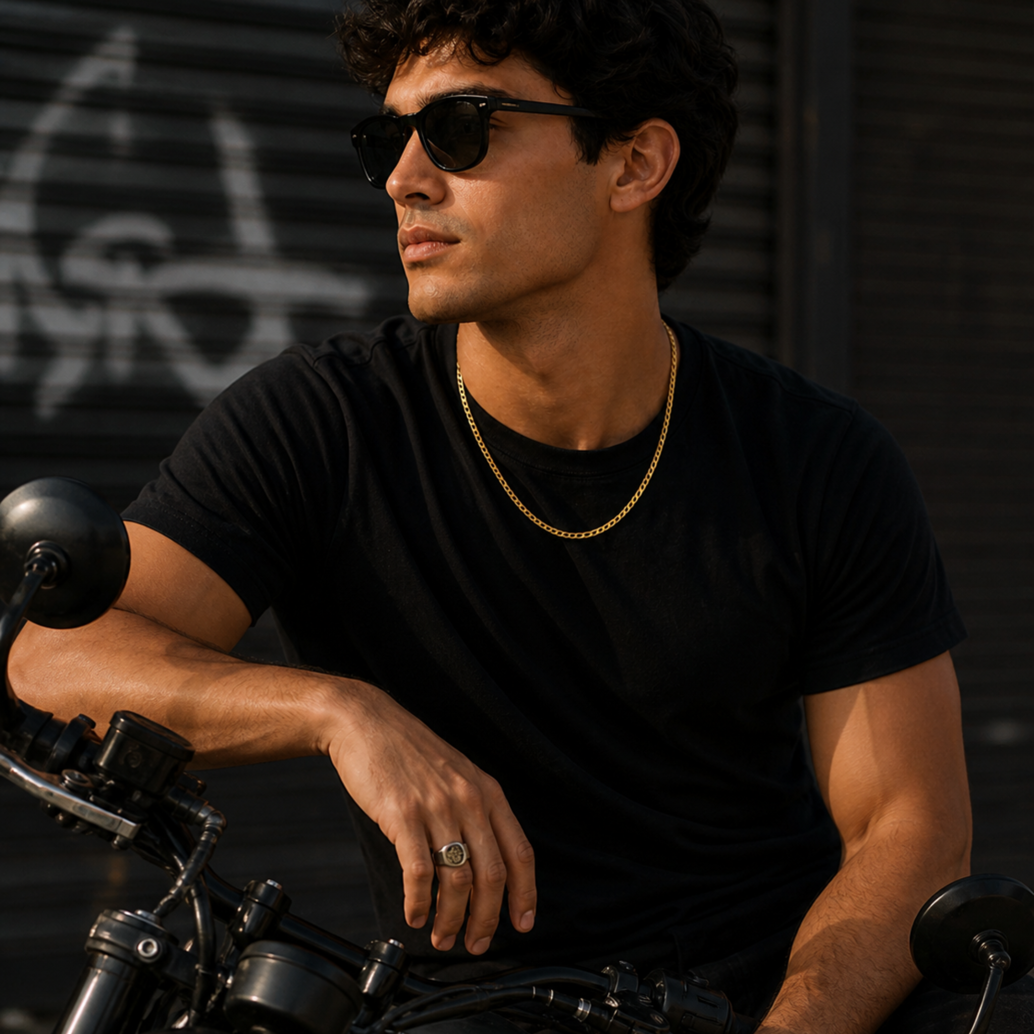 Men’s Figaro Chain (Dual-Link Pattern Chain)