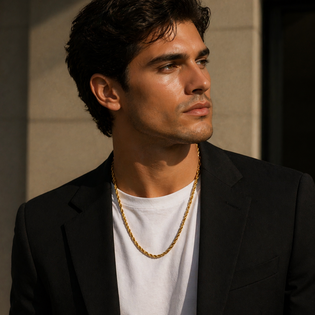 Men’s Rope Chain Necklace