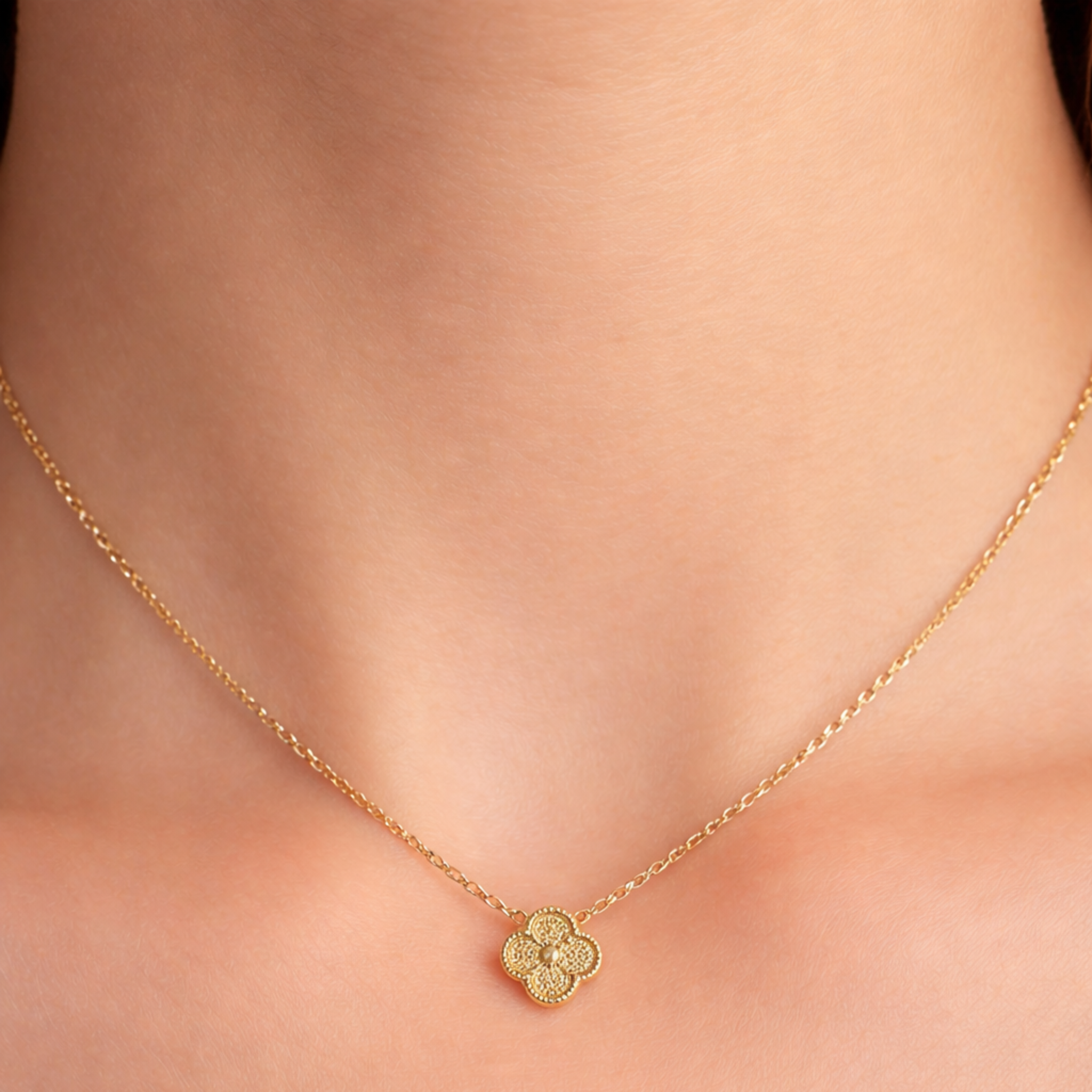 Clover Charm Necklace