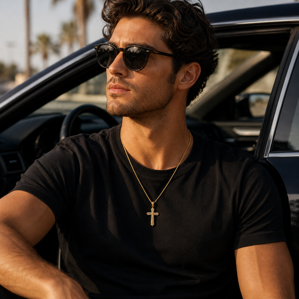 Unisex Bishop Cross Necklace