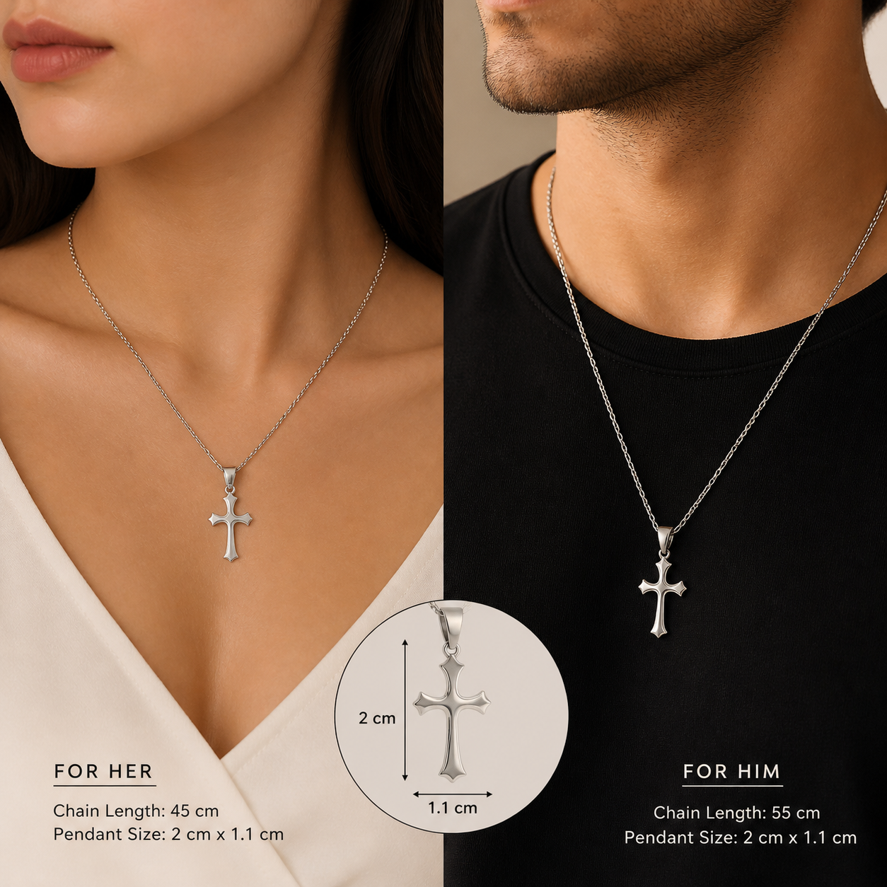 Classic Cross Necklace