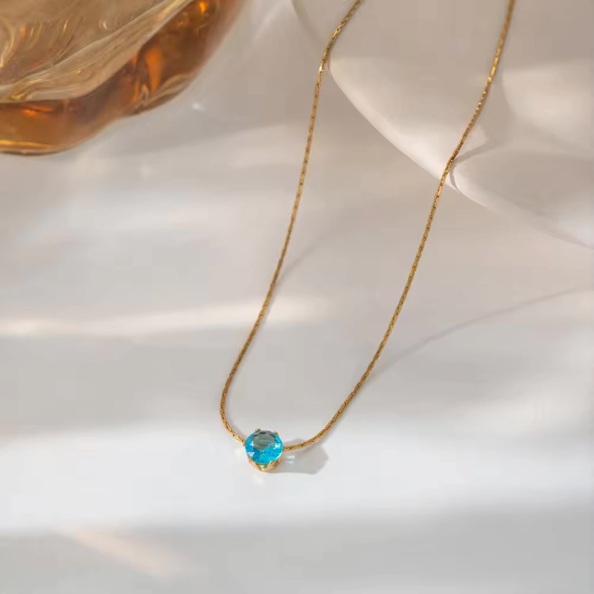 Aqua Love Necklace
