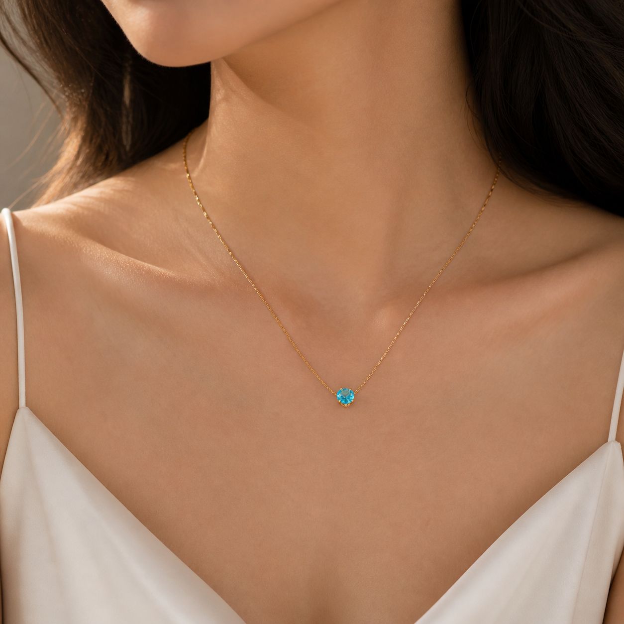 Aqua Love Necklace