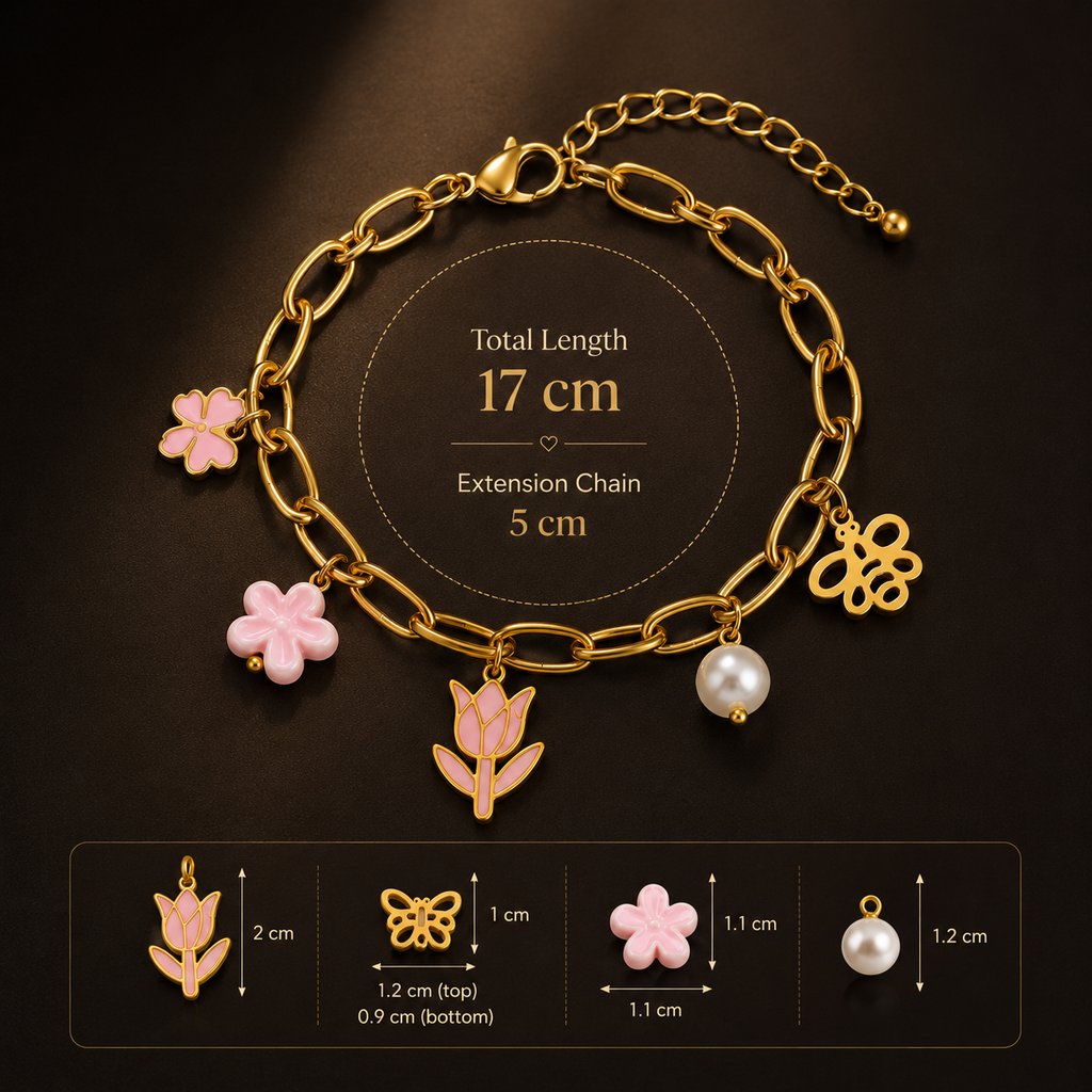 Blossom Charm Bracelet