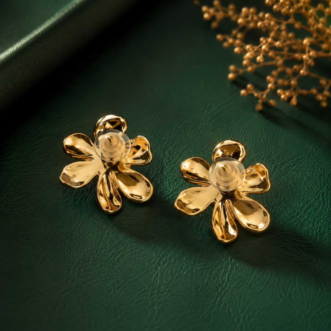 Bloom Radiance Floral Stud Earrings